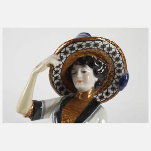 Meissen "Dame mit Handtasche"