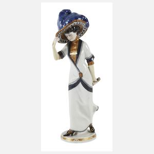 Meissen "Dame mit Handtasche"