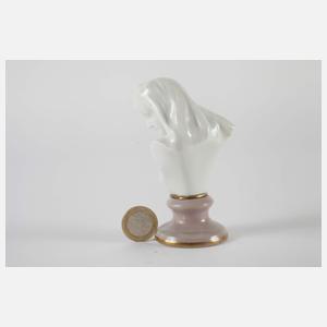 Rosenthal kleine Mädchenbüste Jugendstil