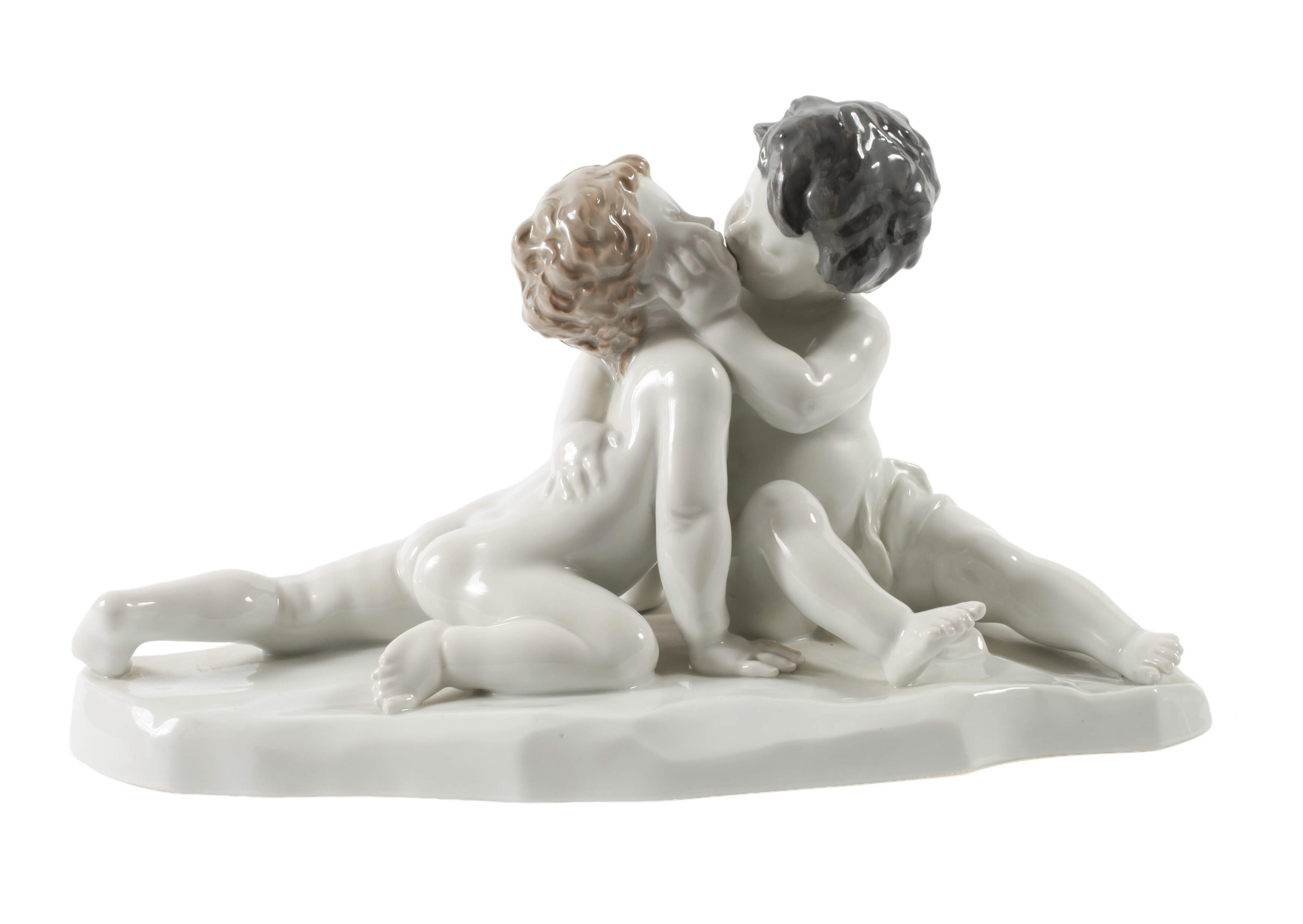 Rosenthal große Puttengruppe "Junge Liebe"