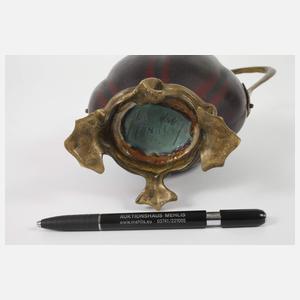 Eugene Baudin Vase mit Bronzemontur