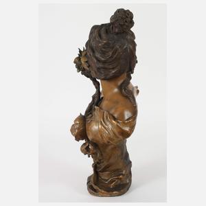 Goldscheider Wien Frauenbüste "Die Ranke"