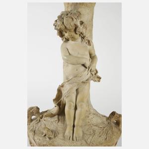 Goldscheider Wien figürliche Vase