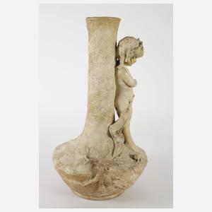 Goldscheider Wien figürliche Vase