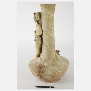 Goldscheider Wien figürliche Vase