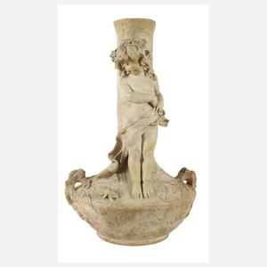Goldscheider Wien figürliche Vase