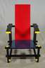 nach Gerrit Th. Rietveld, Armlehnstuhl "Red & Blue"
