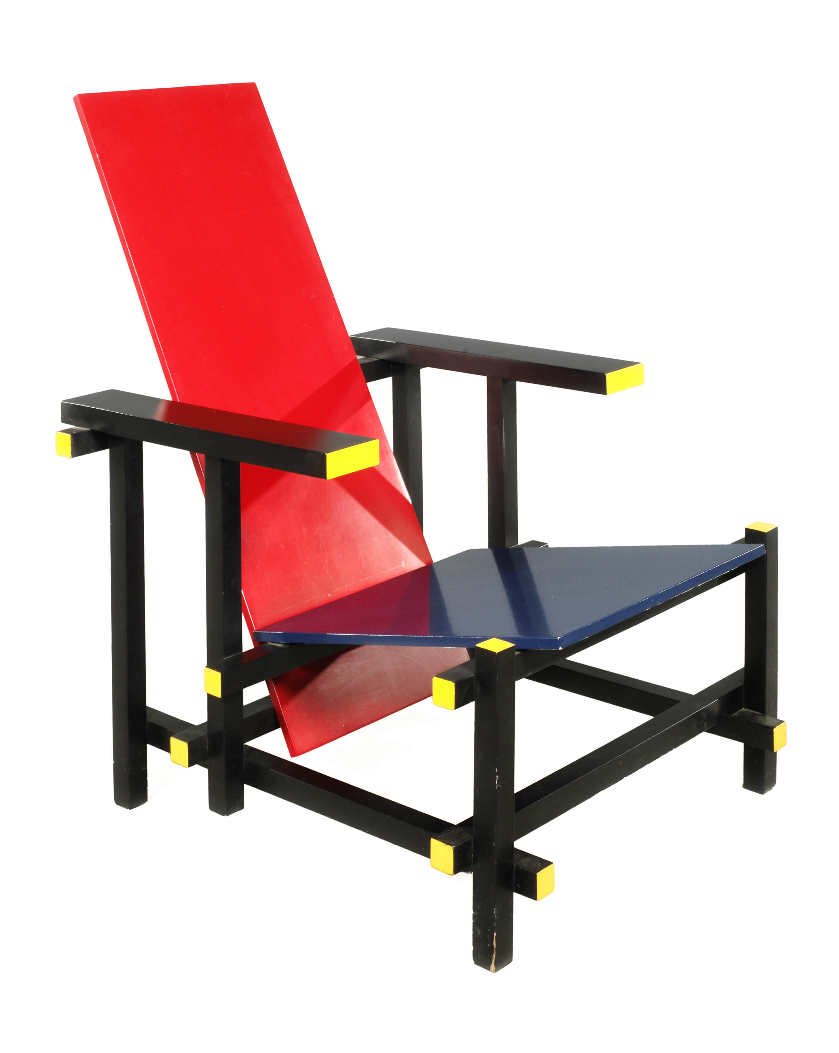 nach Gerrit Th. Rietveld, Armlehnstuhl "Red & Blue"