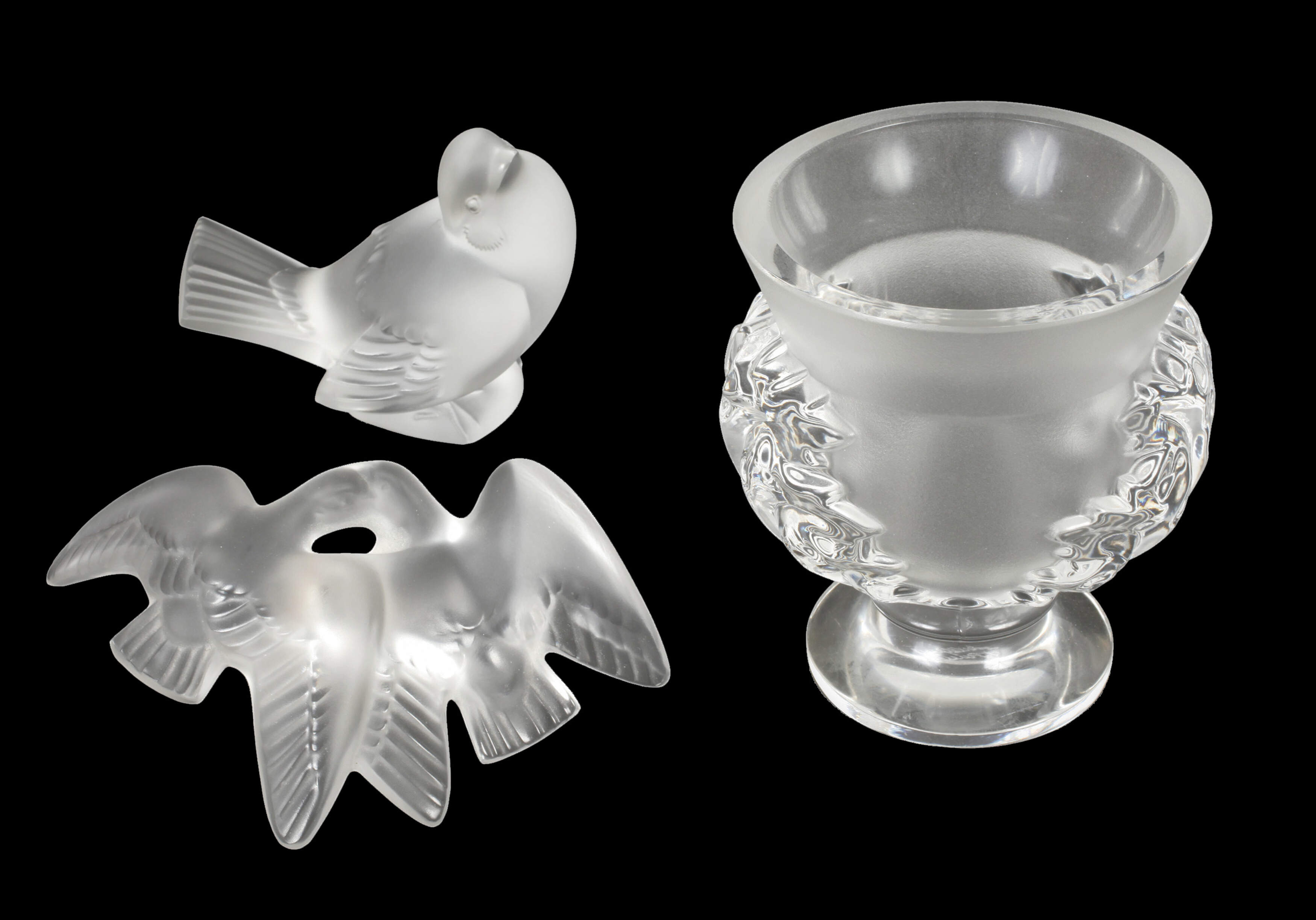 René Lalique drei Teile