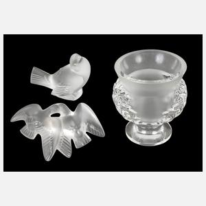 René Lalique drei Teile