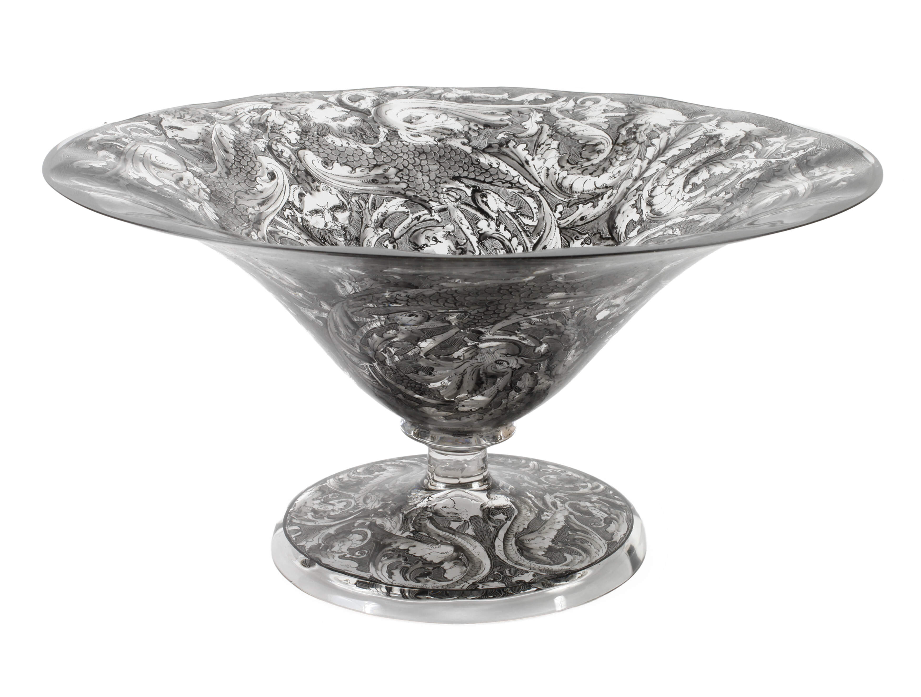 Steinschönau Glasschale
