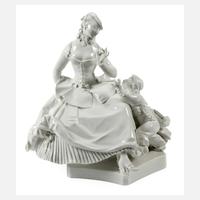 Meissen "Dame mit Mohrenkind"111