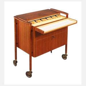 Barwagen Teakholz