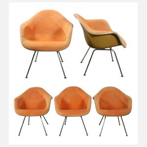 Charles Eames, fünf Sessel "DAX"
