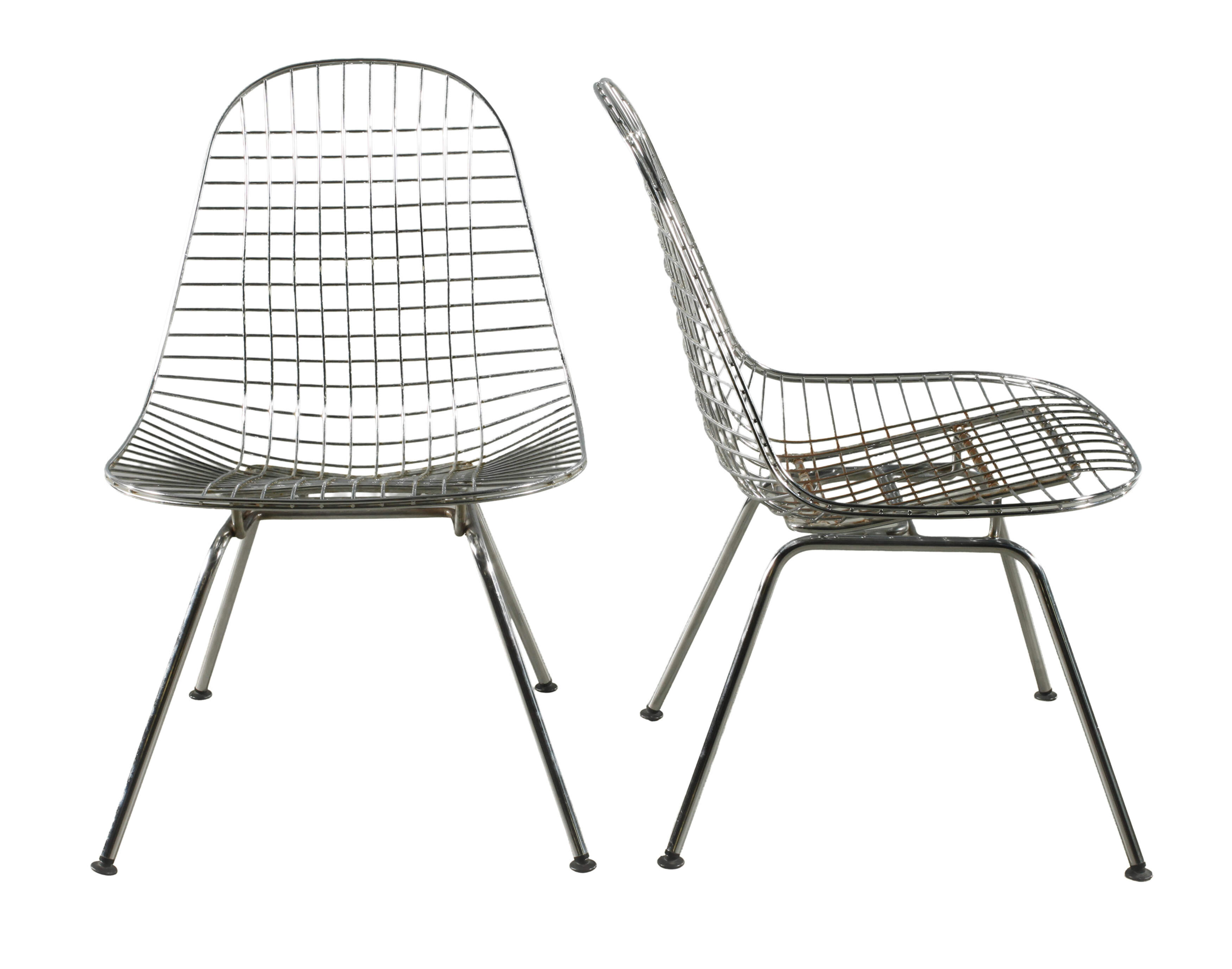 Charles Eames, Paar "Wire Chairs"