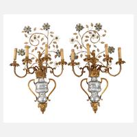 Paar opulente Wandleuchten111