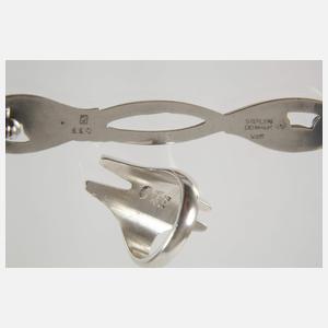 Georg Jensen Ring und Brosche