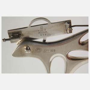 Georg Jensen zwei Broschen