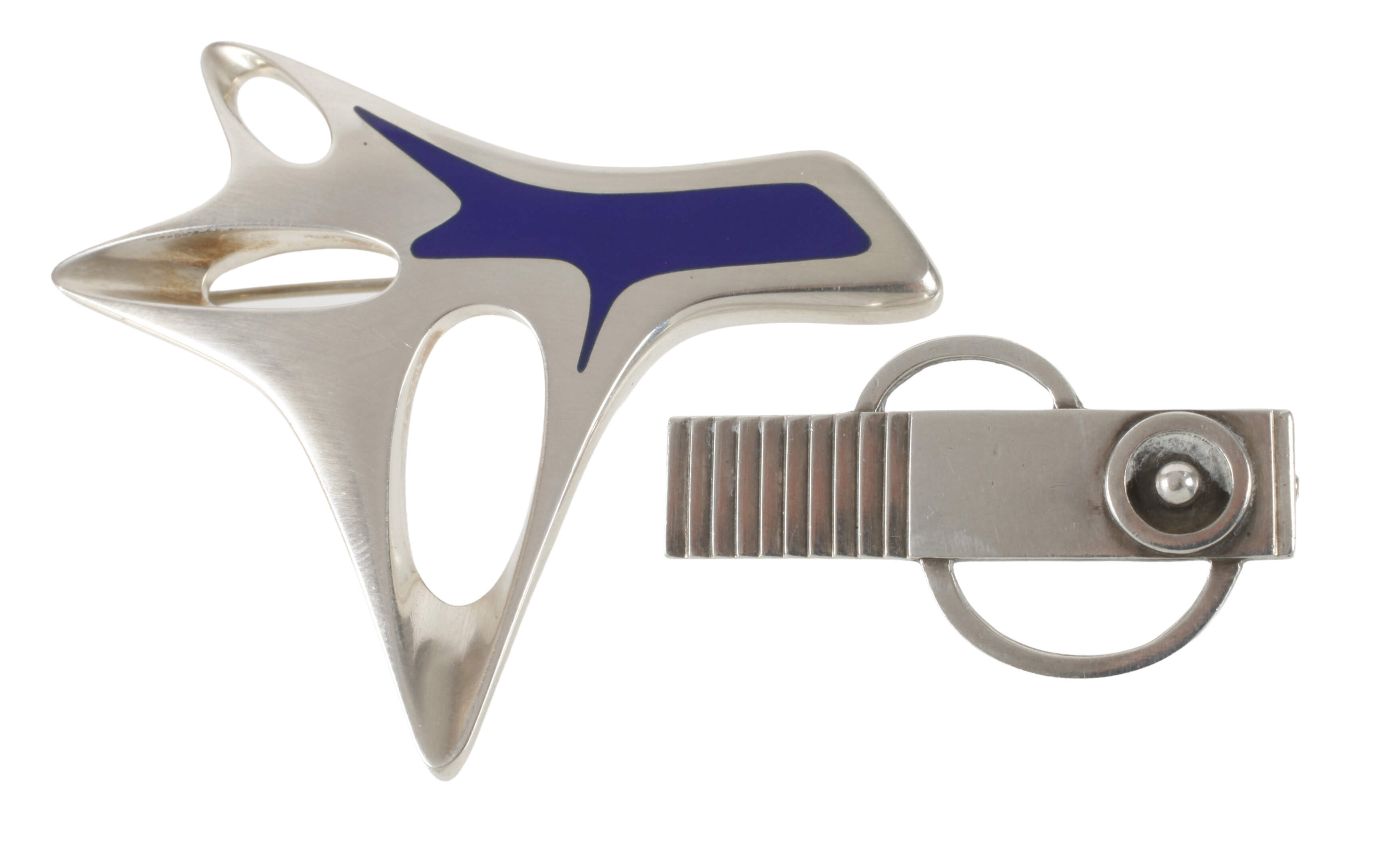 Georg Jensen zwei Broschen