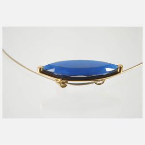 Designcollier mit Ohrsteckern