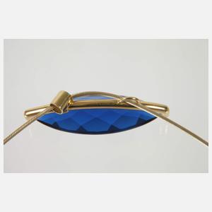Designcollier mit Ohrsteckern