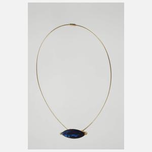 Designcollier mit Ohrsteckern