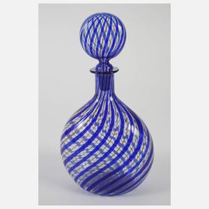 Murano Schale und Karaffe mit Kupferaventurin