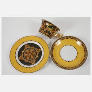 Gianni Versace, zwei Teegedecke "Barocco"