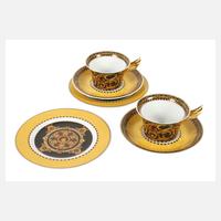 Gianni Versace, zwei Teegedecke "Barocco"111