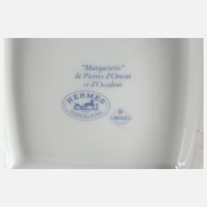 Hermès Kaffee-Kernstück "Marqueterie"