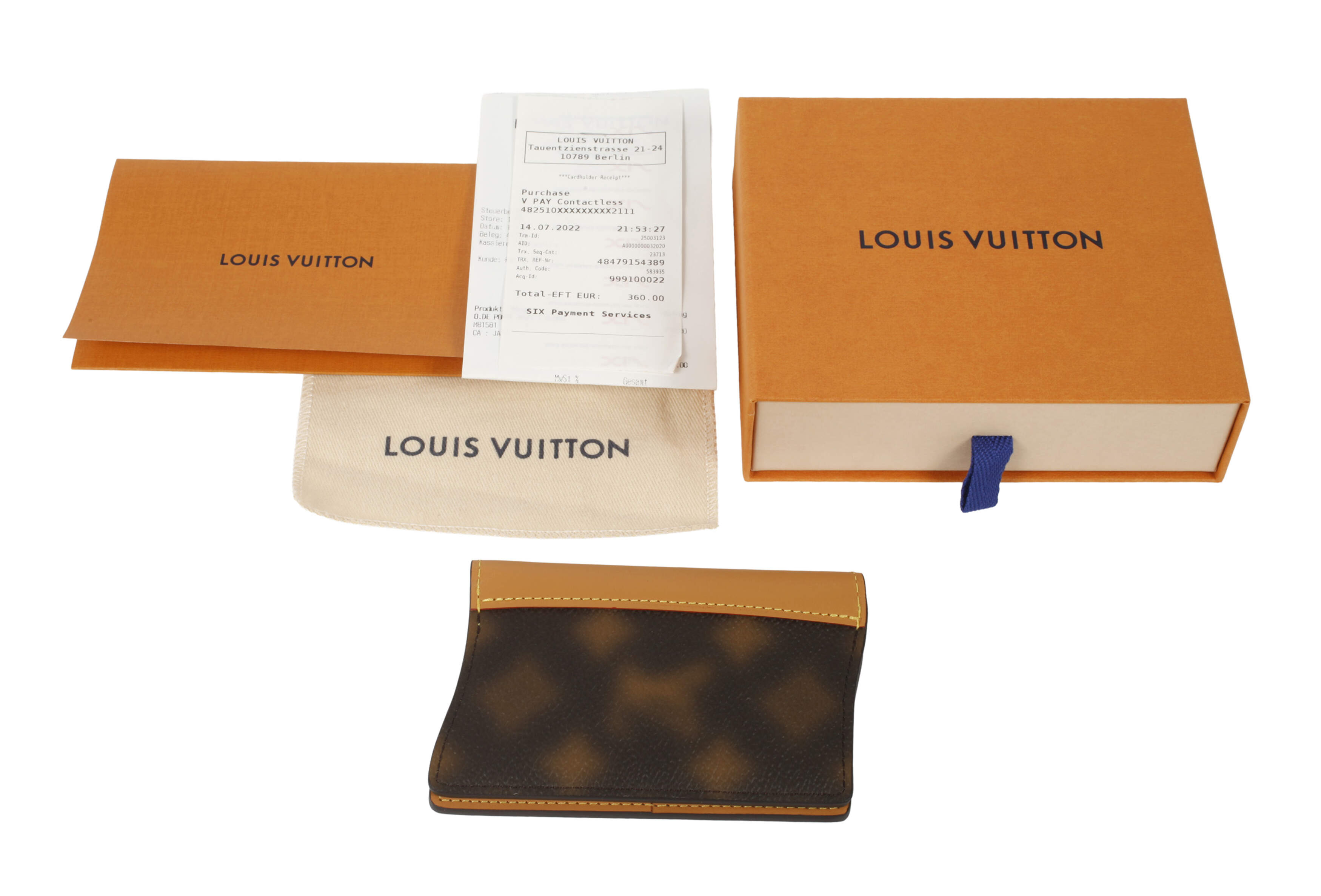Louis Vuitton Pocket Organizer Wavy Monogram