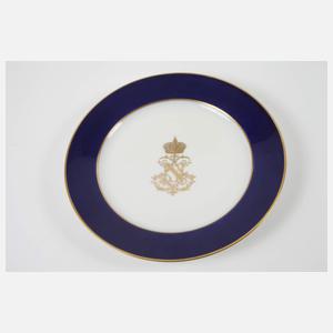 Sèvres Speiseteller mit Kaisermonogramm
