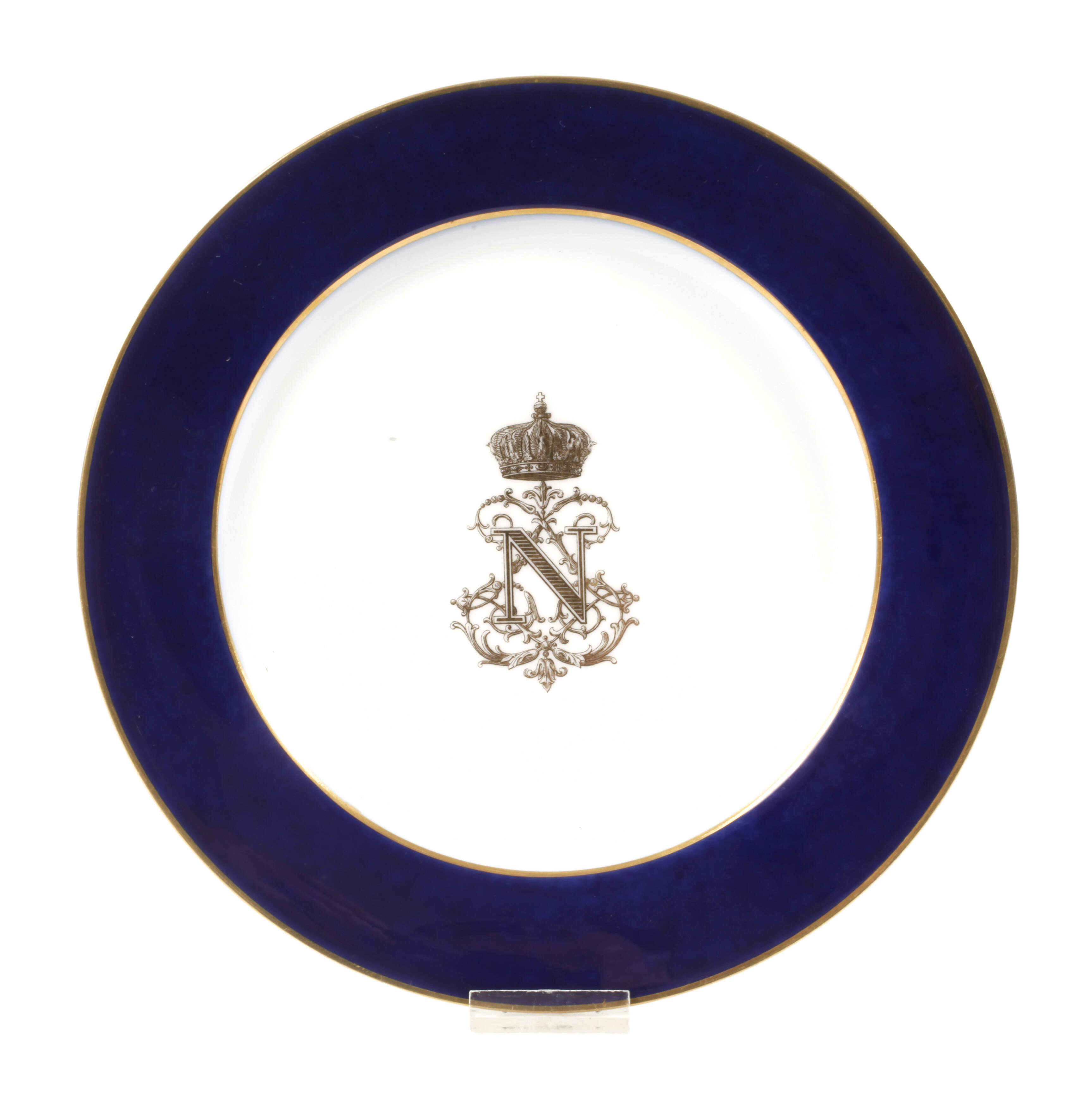 Sèvres Speiseteller mit Kaisermonogramm