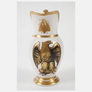 Sahnegießer mit napoleonischem Adler und Biene