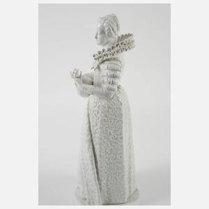 Große Edeldame mit Mandoline