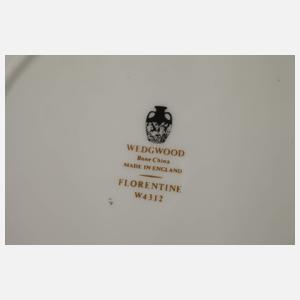 Wedgwood England Tafelservice "Florentine Black"