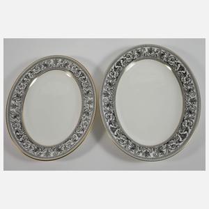 Wedgwood England Tafelservice "Florentine Black"
