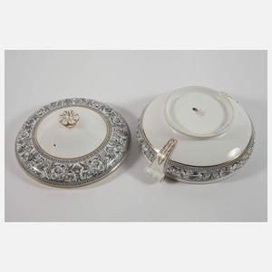 Wedgwood England Tafelservice "Florentine Black"