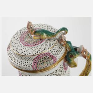 Herend Ungarn Prunkhumpen mit Chinoiserie