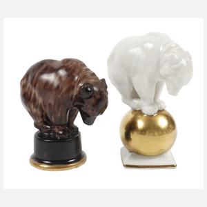 Hutschenreuther kleiner Braun- und Eisbär