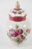 KPM Berlin Deckelvase Blumenmalerei