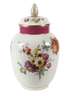 KPM Berlin Deckelvase Blumenmalerei