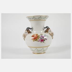KPM Berlin kleine Widderkopfvase