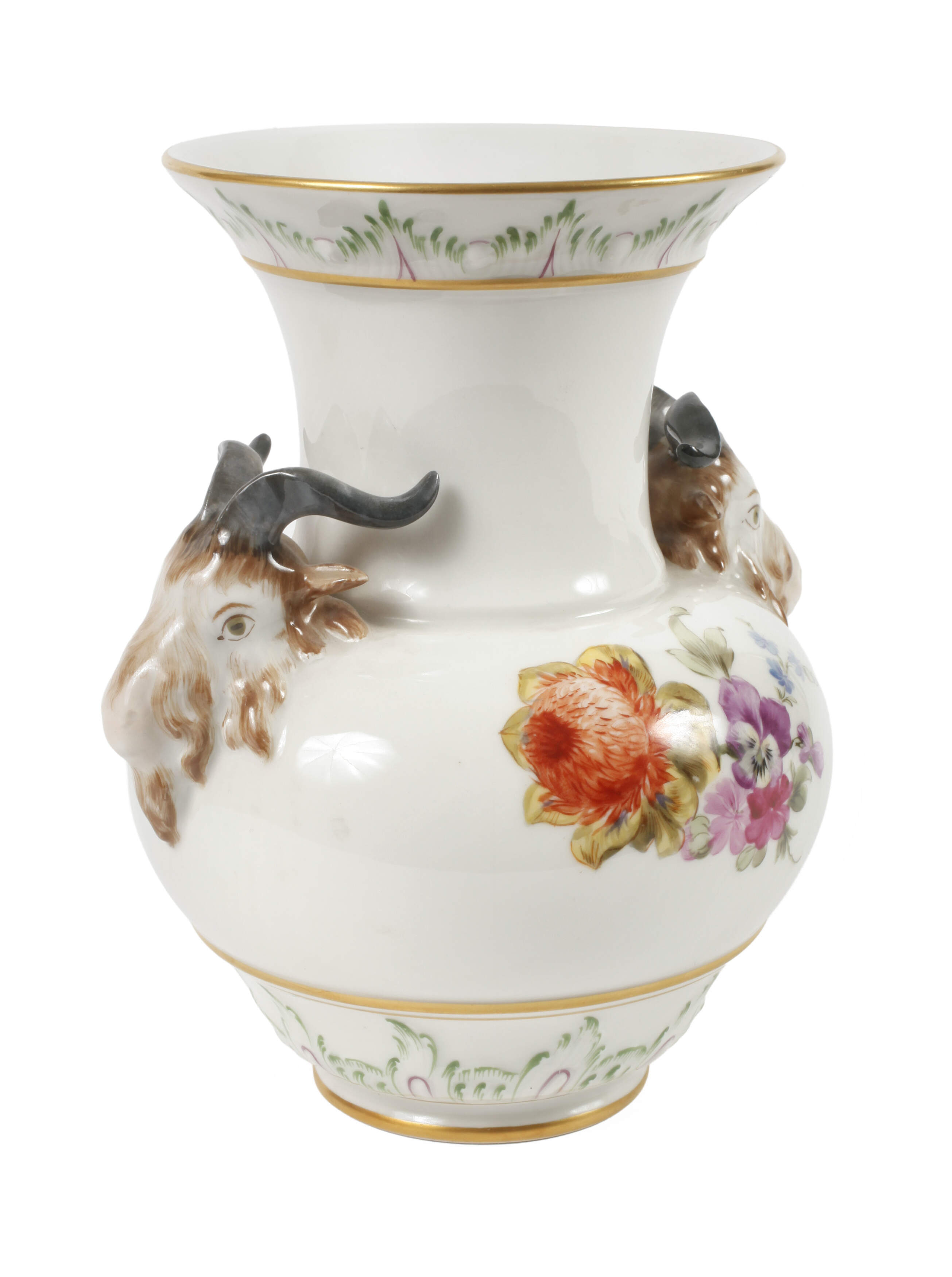 KPM Berlin kleine Widderkopfvase