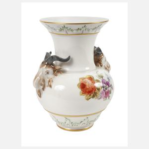 KPM Berlin kleine Widderkopfvase