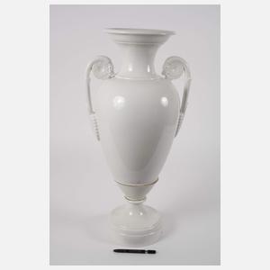 KPM Berlin Bodenvase mit Rosettenhenkeln