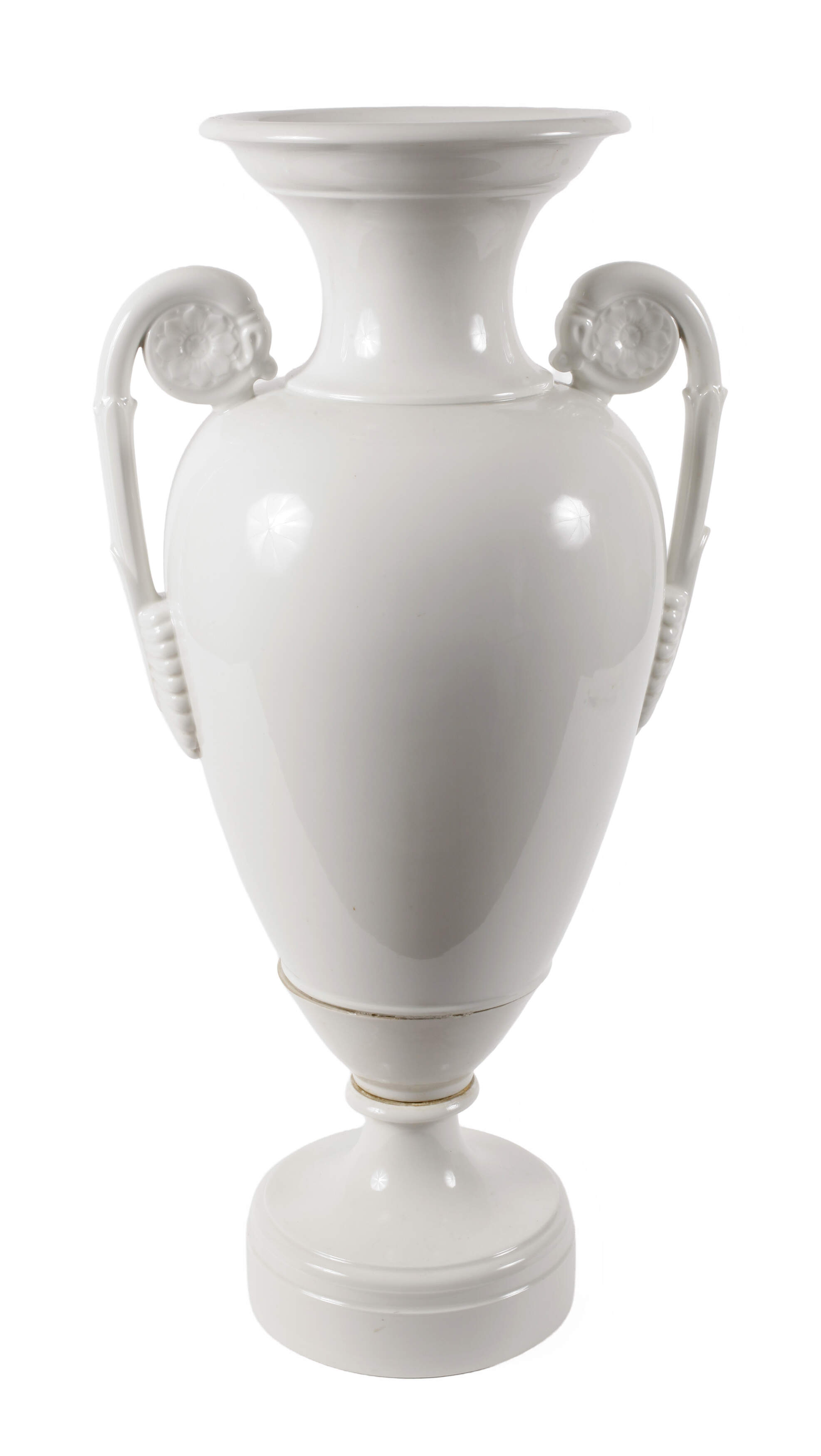 KPM Berlin Bodenvase mit Rosettenhenkeln