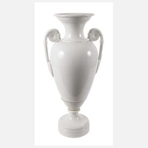 KPM Berlin Bodenvase mit Rosettenhenkeln