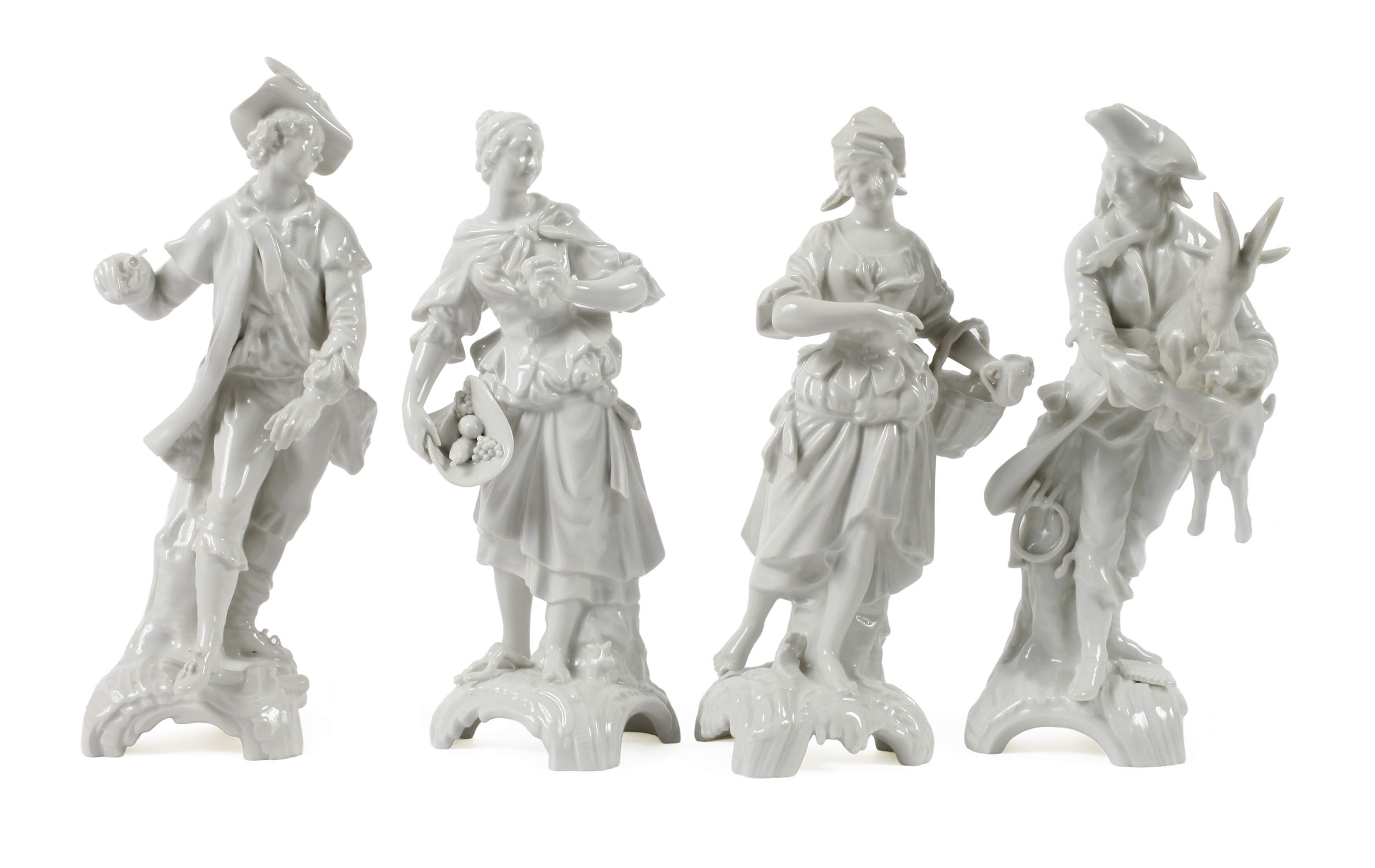 KPM Berlin Figurenserie "Die vier Elemente"