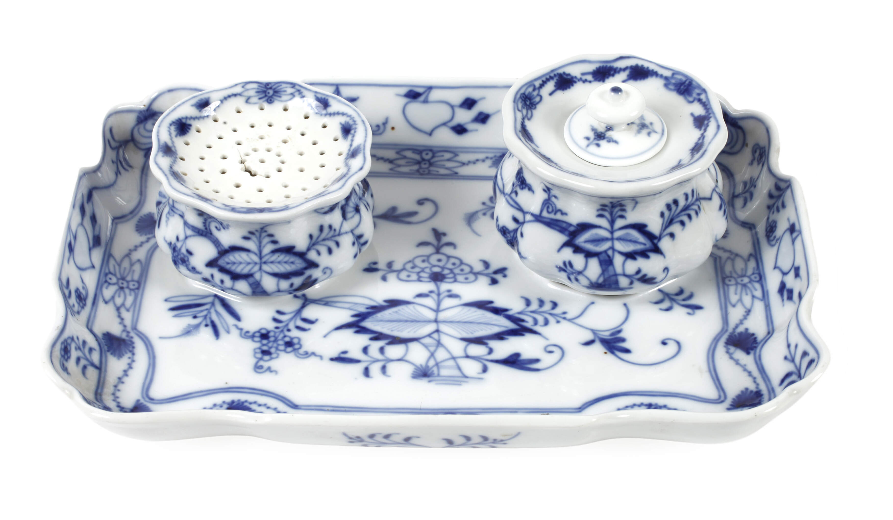Meissen Schreibset "Zwiebelmuster"